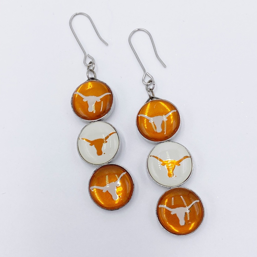 Texas Longhorns Dangle Earrings
